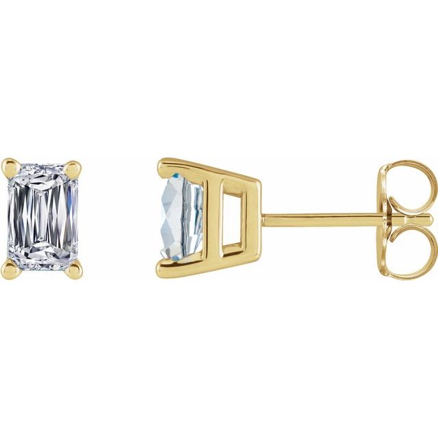 Emerald Diamond Earrings