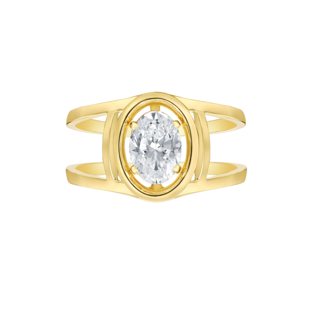 Effortless Ring- 2.05ctw Oval