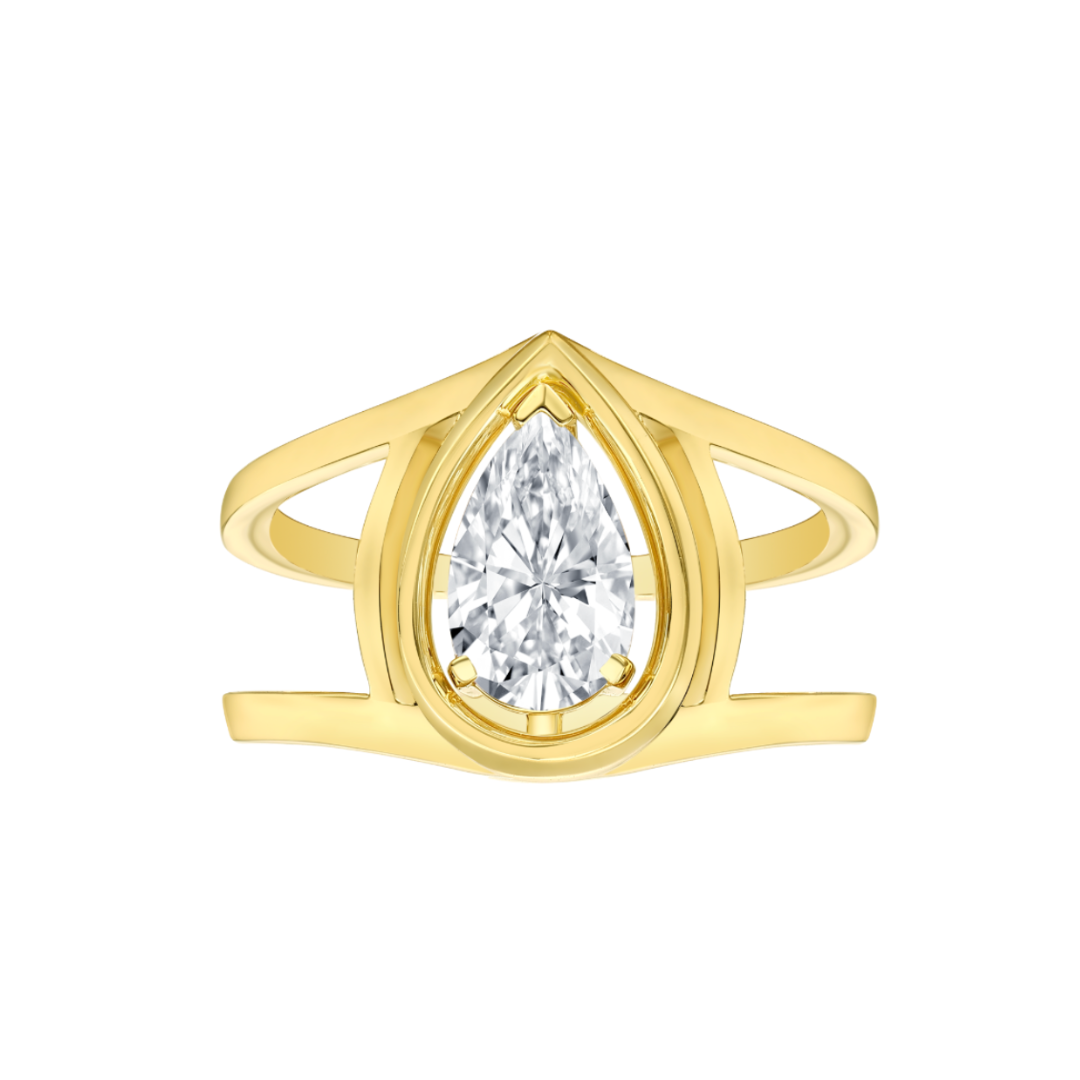 Effortless Ring- 2.05ctw Pear