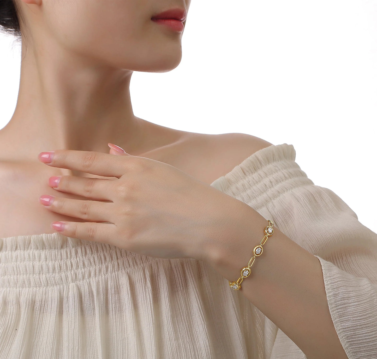 Effortless Chain Bracelet- 2.46ctw Oval