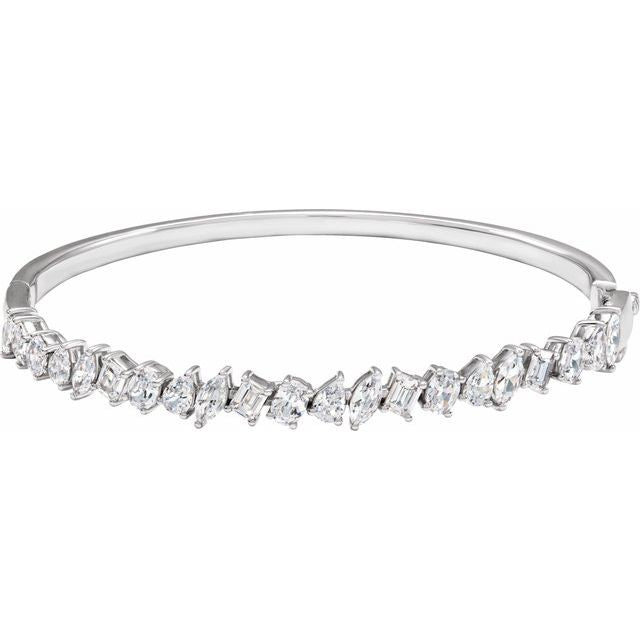 4 1/5 CTW Lab-Grown Diamond Bangle 7" Bracelet