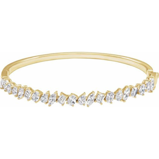 4 1/5 CTW Lab-Grown Diamond Bangle 7" Bracelet