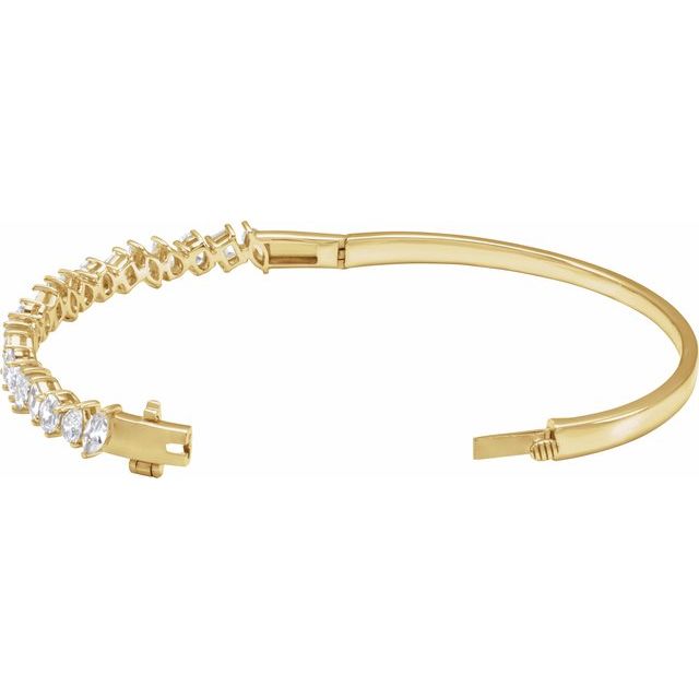 4 1/5 CTW Lab-Grown Diamond Bangle 7" Bracelet