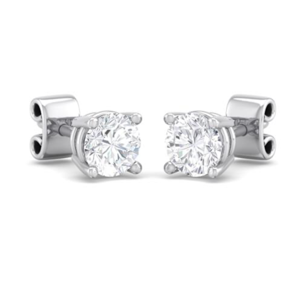 1.0 CTW Round Lab Grown Diamond Studs