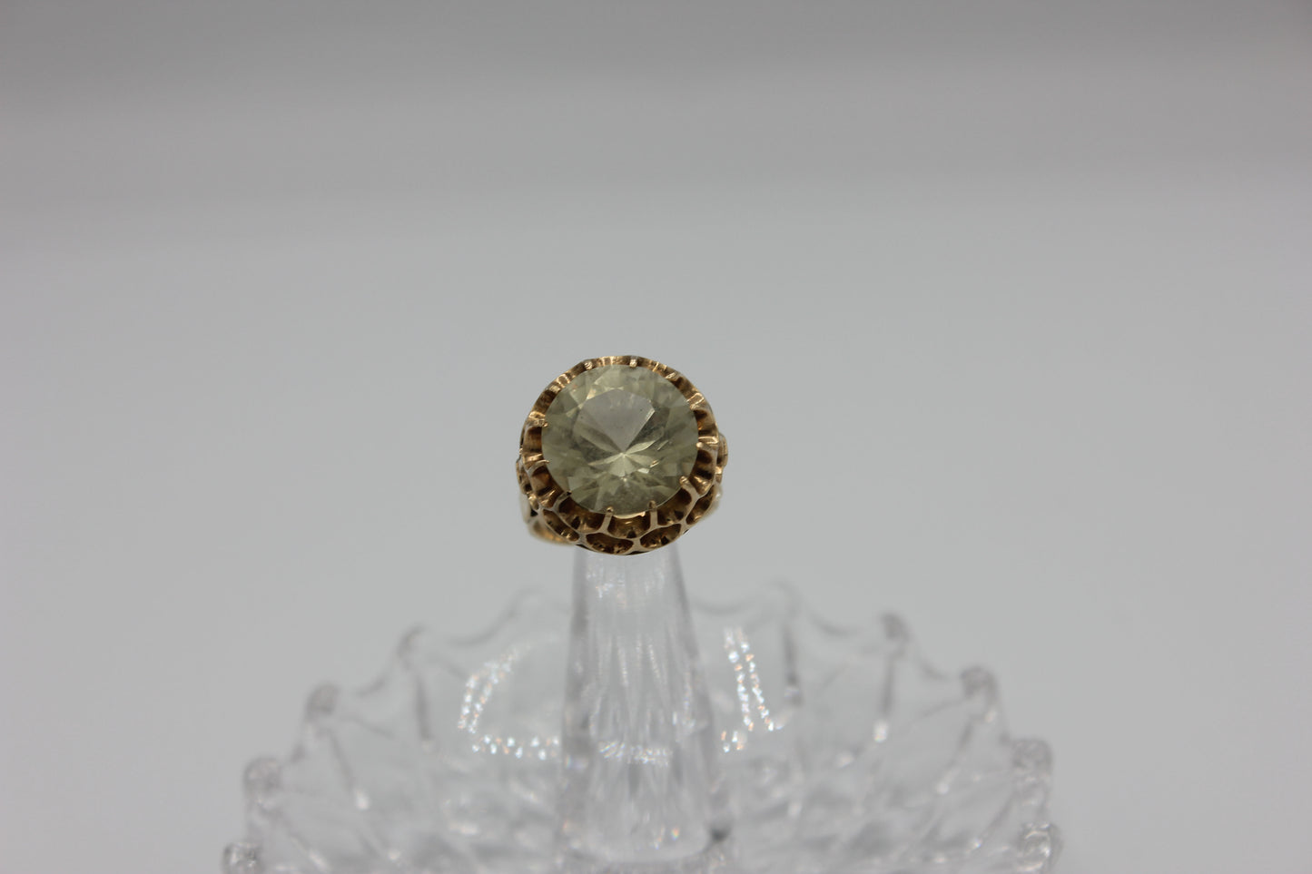 4 Carat Citrine Ring