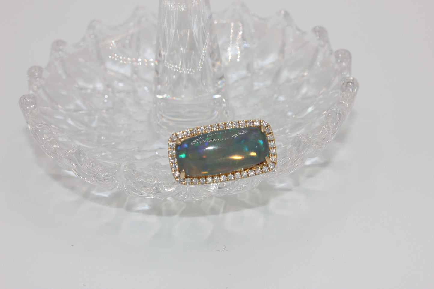 Diamond & Opal Ring