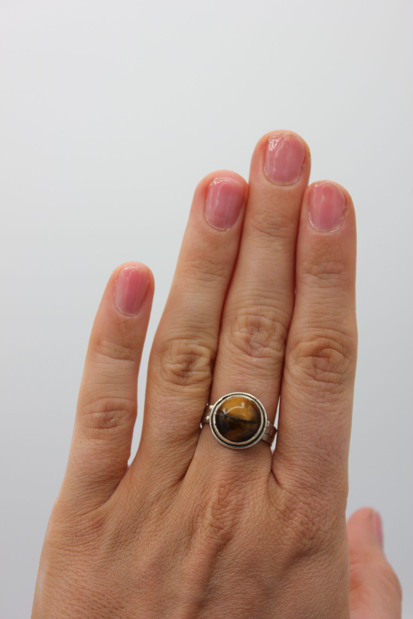 Tiger's Eye Sterling Silver Ring