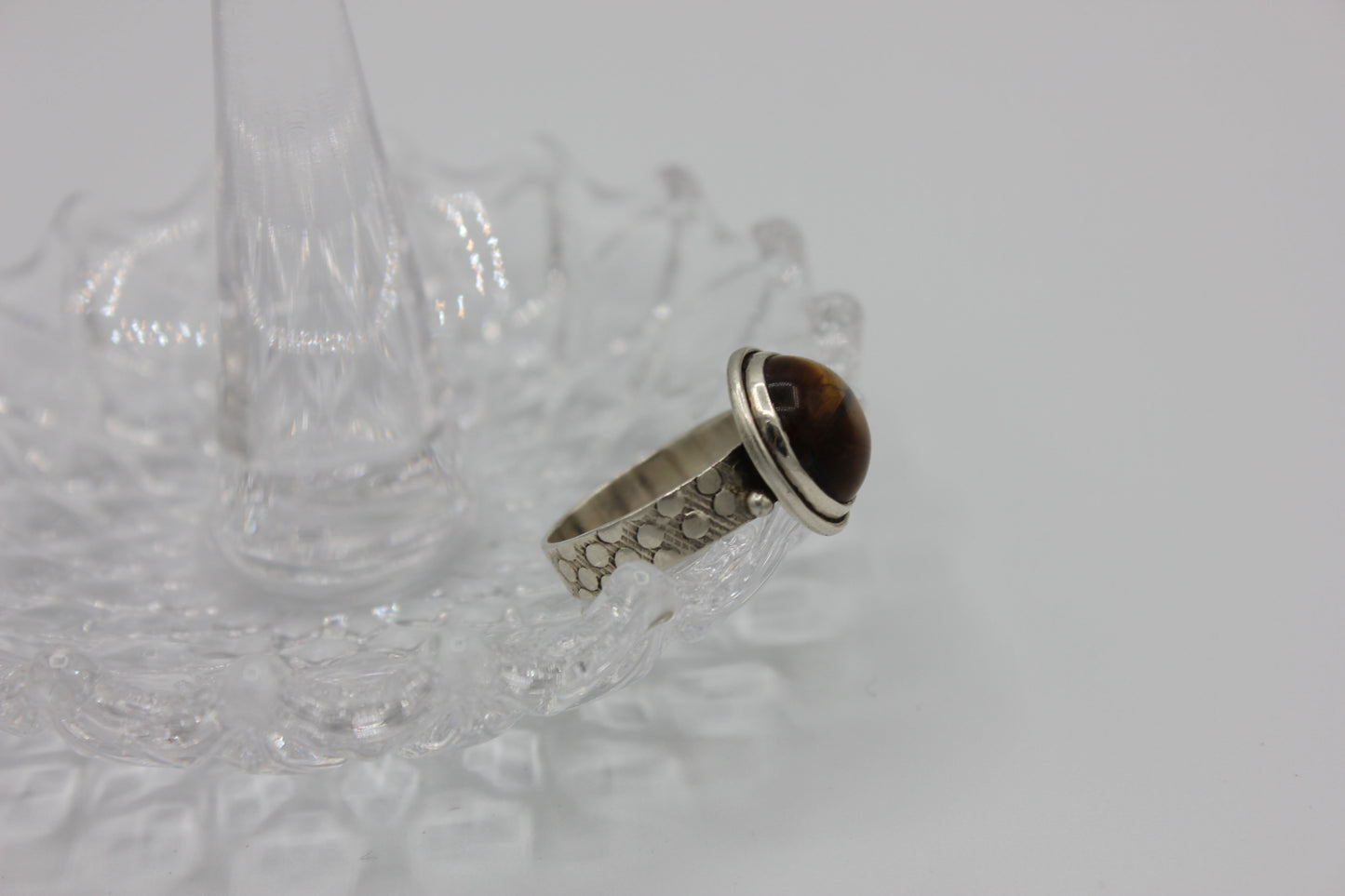 Tiger's Eye Sterling Silver Ring