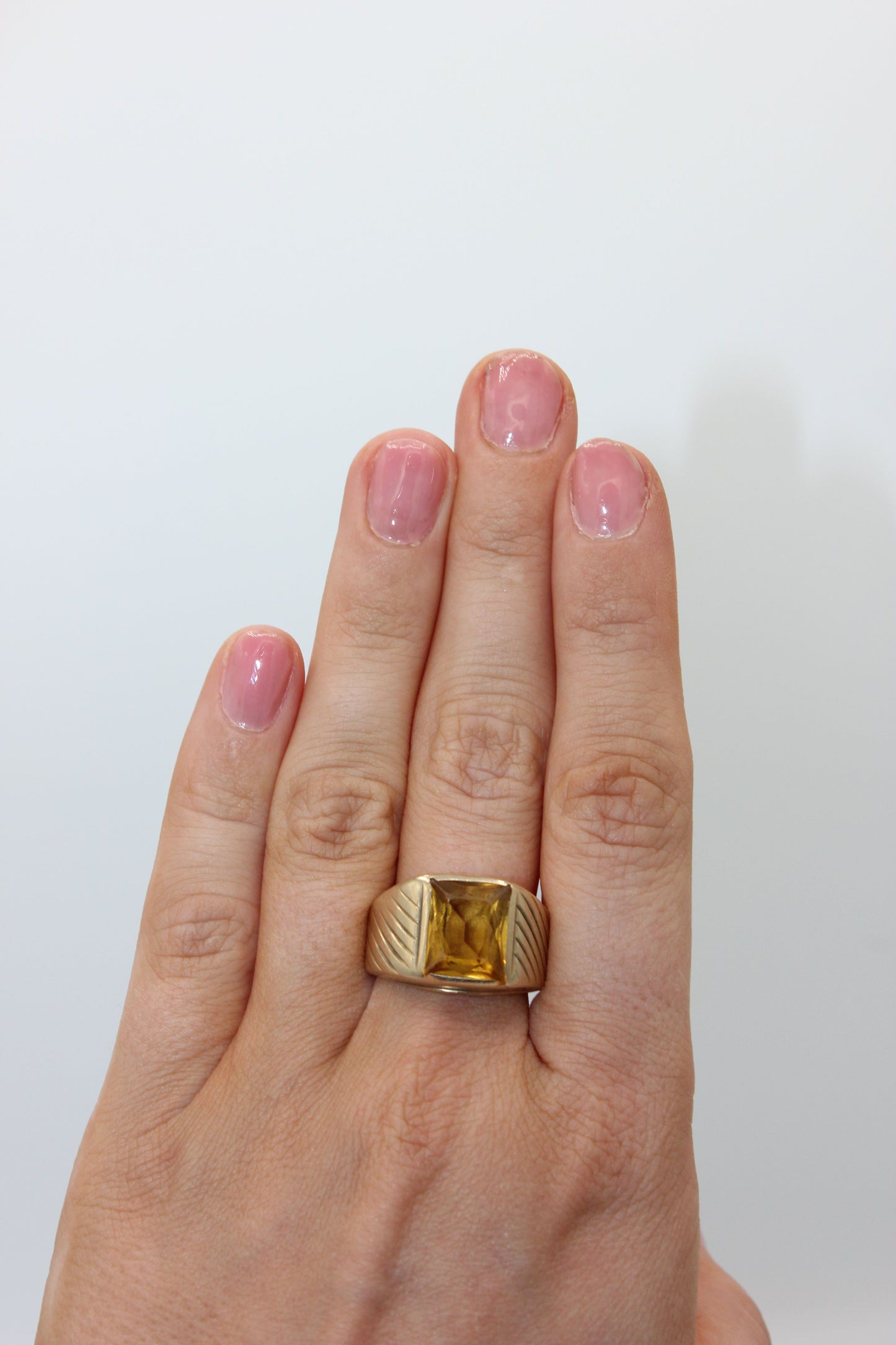 Yellow Sapphire Vintage Ring